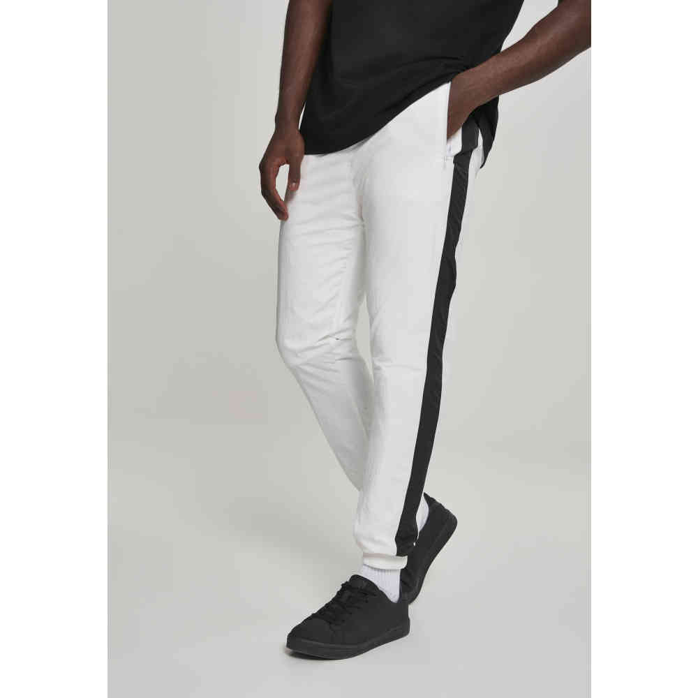 Mens track pants with best sale side stripe